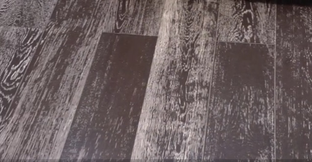 Однополосная паркетная доска Parketoff Дуб Кастелло Неро с красивой состаренной фактурой